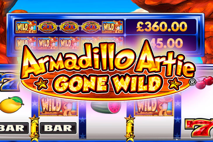 Armadillo Artie Gone Wild - DWG slot at Bonver Kasino Casino