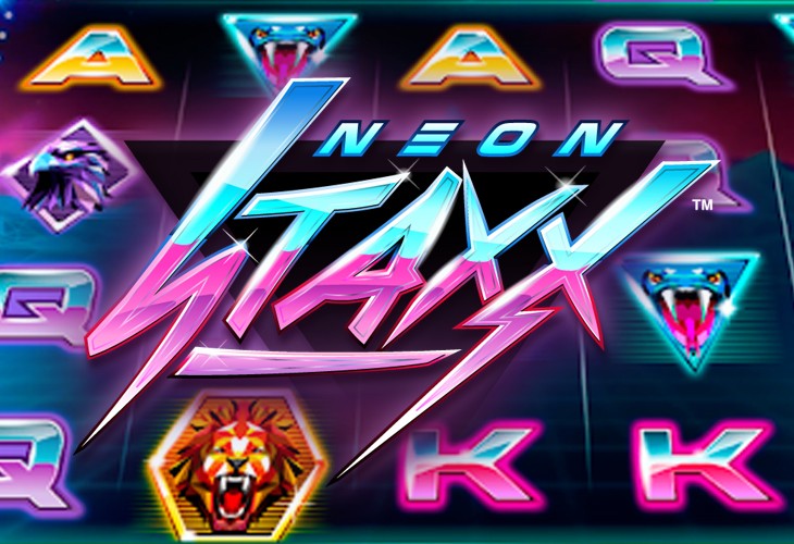 Neon Staxx - NetEnt slot at Bonver Kasino Casino