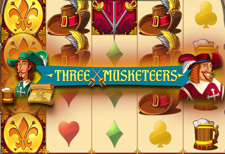 Three Musketeers - Red Tiger Gaming slot at Bonver Kasino Casino